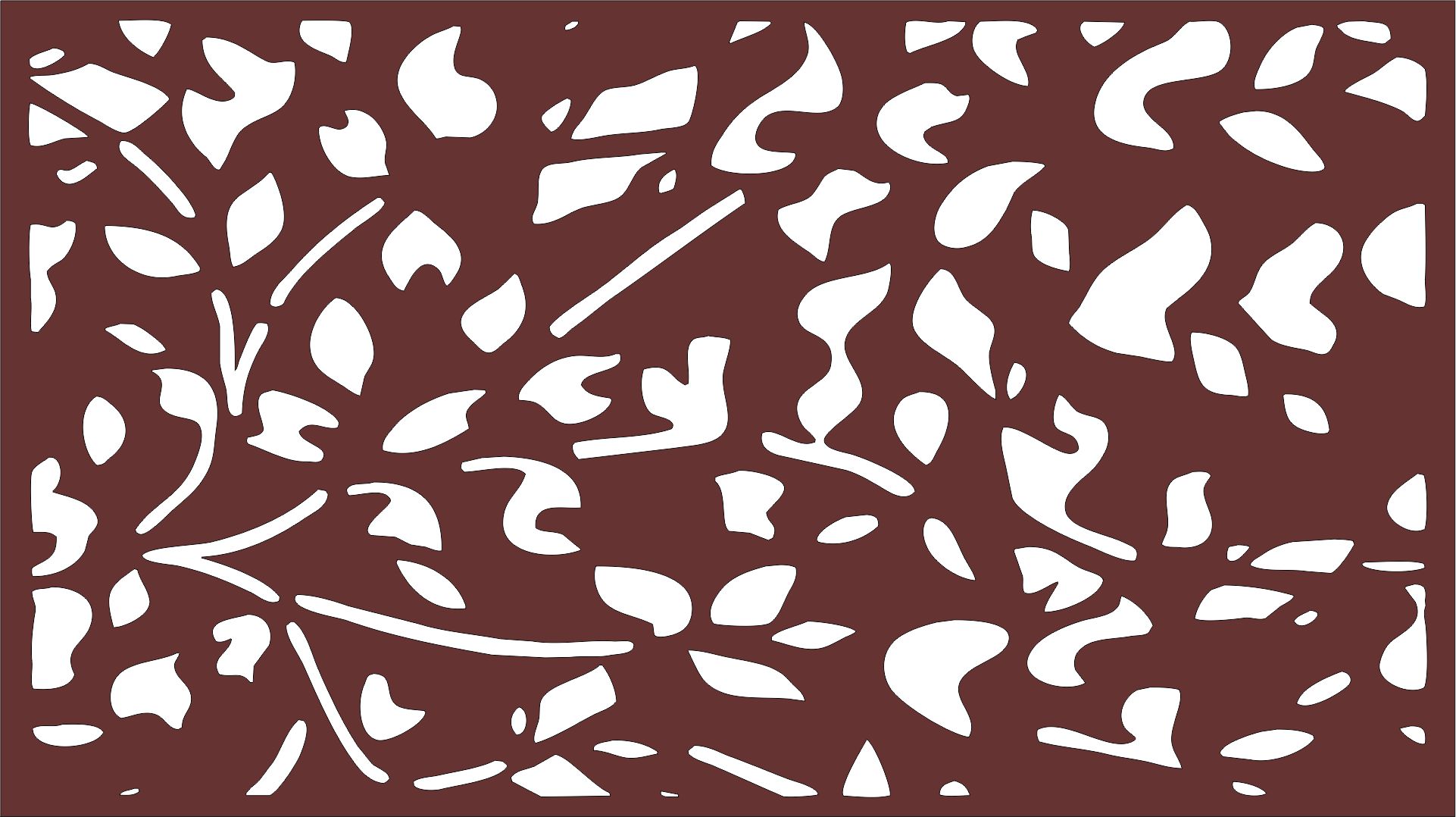Laser Cut Decorative Privacy Partition Indoor Panel Room Divider Jali Seamless Design Pattern Free DXF File