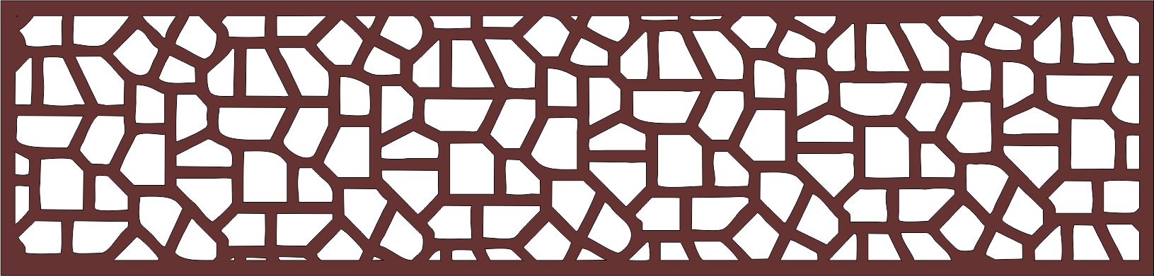 Laser Cut Decorative Privacy Partition Indoor Panels Jali Room Divider Pattern Free DXF File