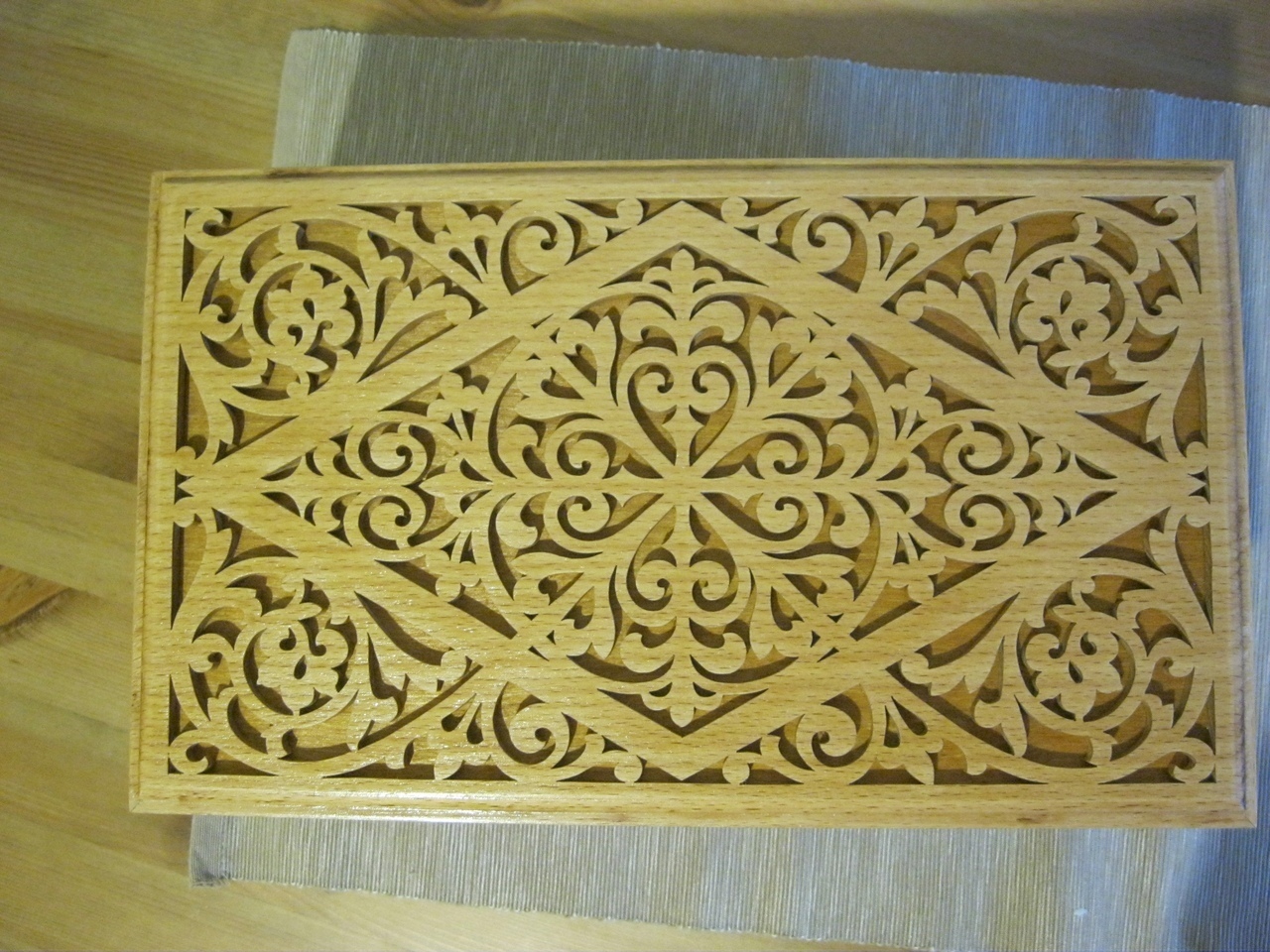 Laser Cut Decorative Wooden Box 6mm Free Vector File