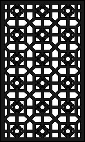 Laser Cut Design Seamless Geometric Pattern Free Vector File