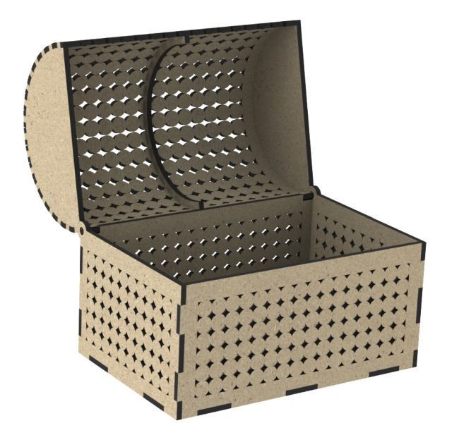 Laser Cut Designer Box Free Vector File