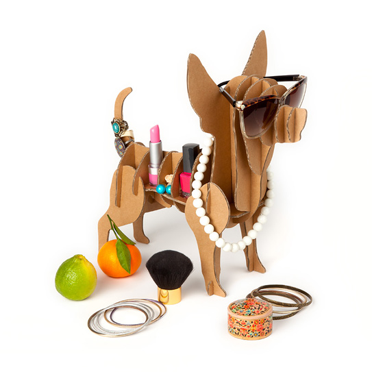 Laser Cut Dog Jewelry Holder Dresser Top Jewelry Organizer Free Vector File