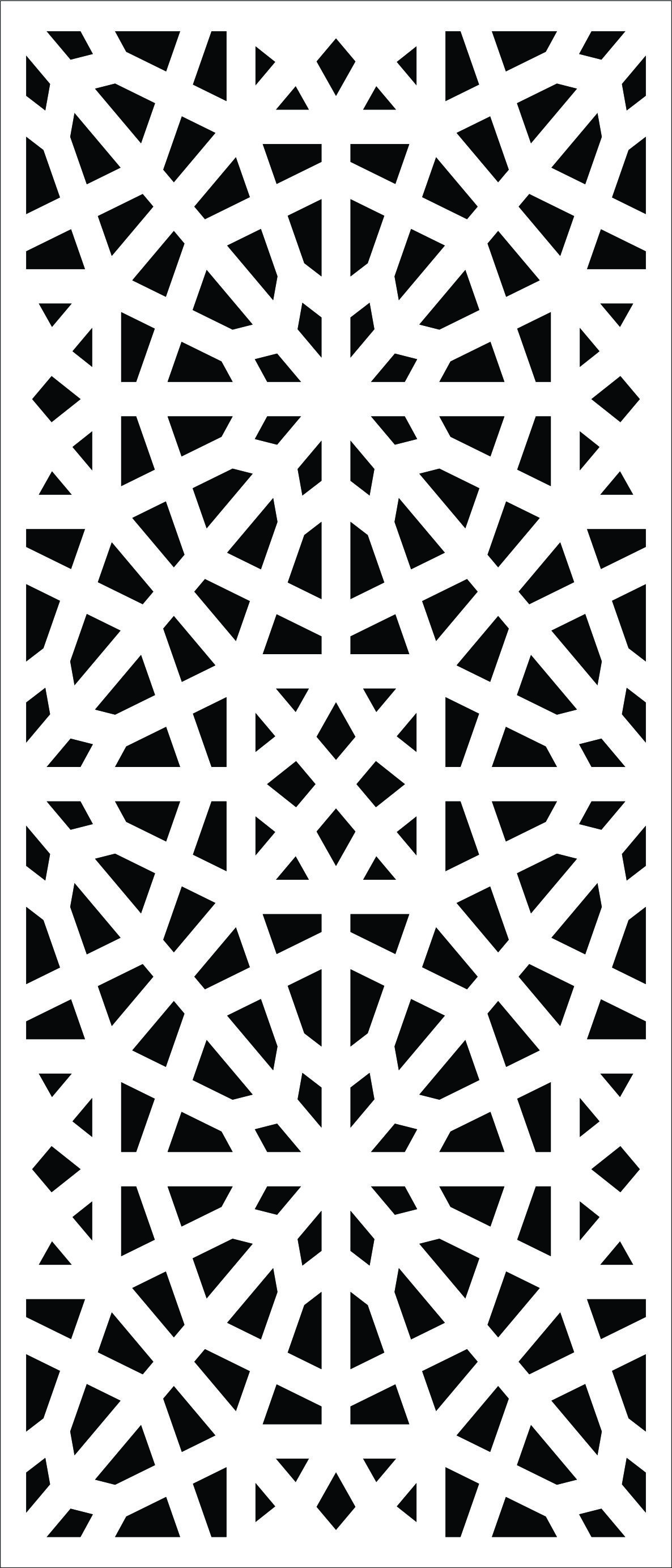Laser Cut Drawing Room Floral Lattice Stencil Separator Seamless Pattern Free DXF File