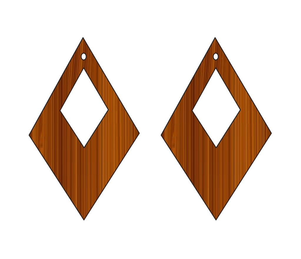 Laser Cut Earrings Set Jewelry Templates Wood Cutout Free Vector File