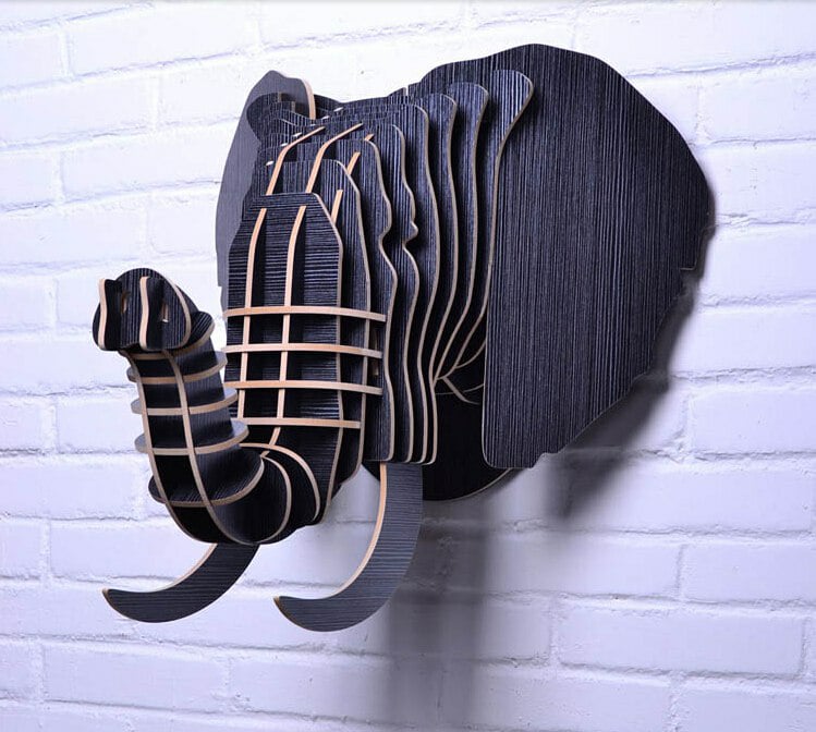 Laser Cut Elephant 3d Puzzle Free DXF File