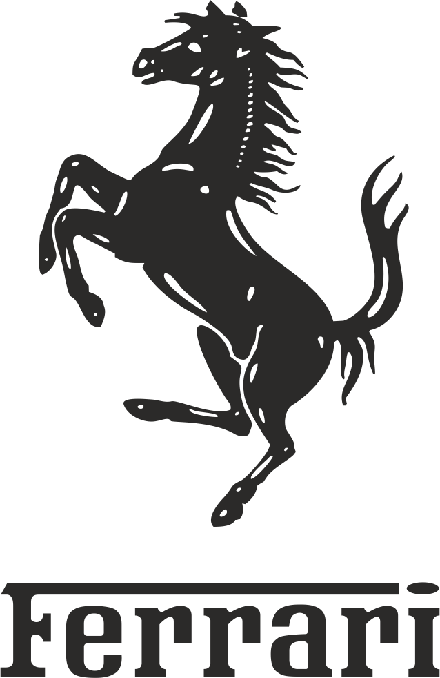 Laser Cut Ferrari Logo Horse Free DXF File