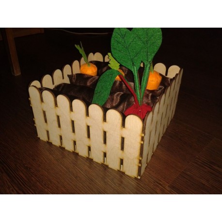 Laser Cut Flower Fence Box Template Free Vector File
