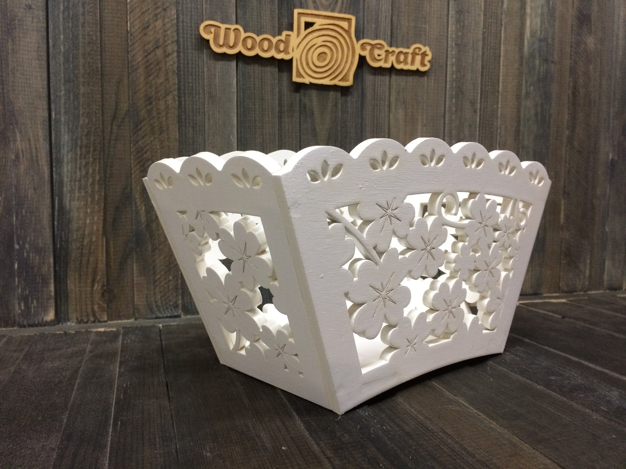 Laser Cut Flowerpot Plant Holder Free Vector File