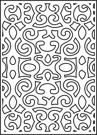 Laser Cut Geometric Jali Pattern Designs Free Vector File