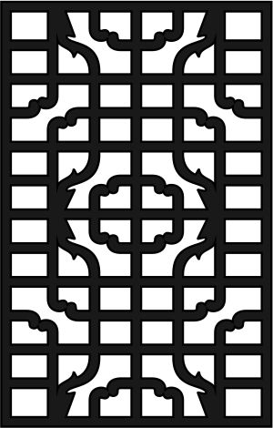 Laser Cut Geometric Pattern Design Free Vector File