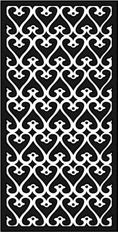 Laser Cut Geometric Pattern Screen Design Free Vector File