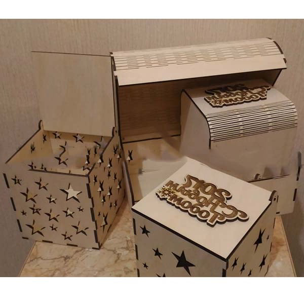 Laser Cut Gift Box Cnc Wooden Jewelry Box Free Vector File