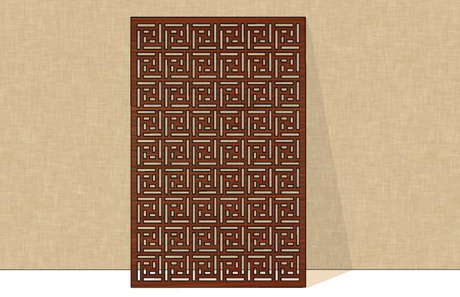 Laser Cut Grill Design Jali Screen Free Vector File