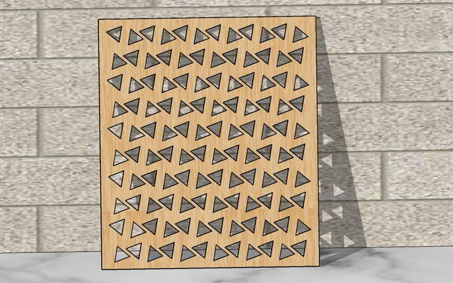 Laser Cut Grill Design Panel Room Partition Free DXF File