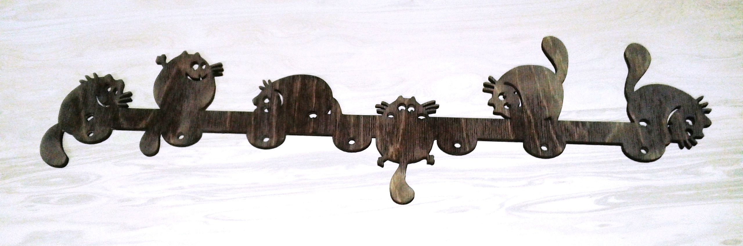 Laser Cut Hanger With Cats Free DXF File