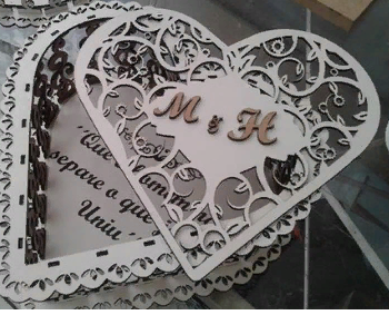 Laser Cut Heart Box Free Vector File