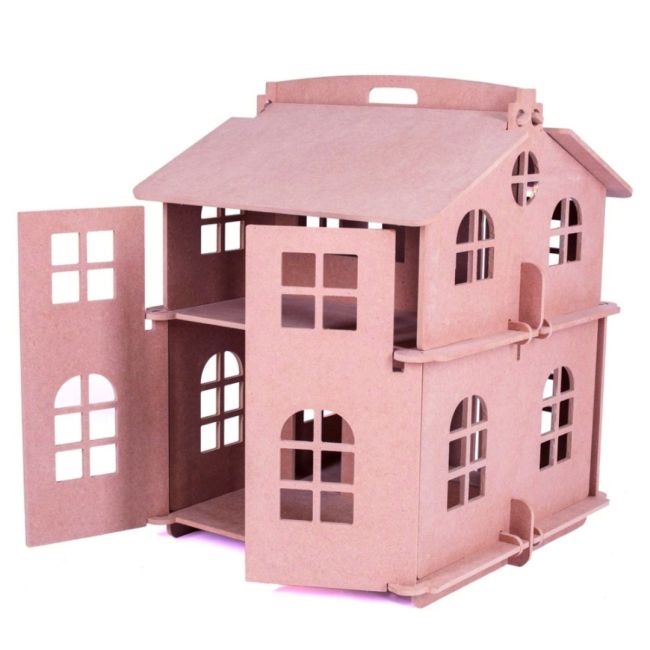 Laser Cut House Model For Kids Free Vector File