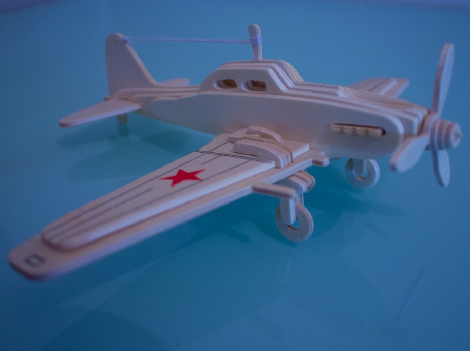 Laser Cut Ilyushin il-2 Sturmovik 3d Puzzle Free Vector File