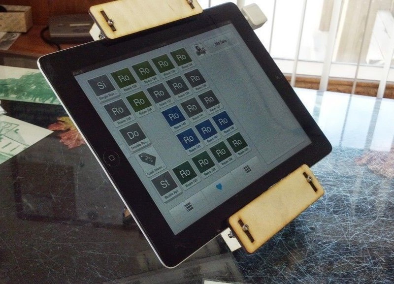 Laser Cut Ipad 2 Register Point Of Sale Stand Free DXF File