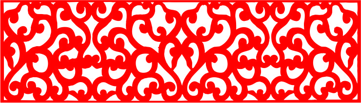 Laser Cut Jali Inspired Screen Panel Free Vector File