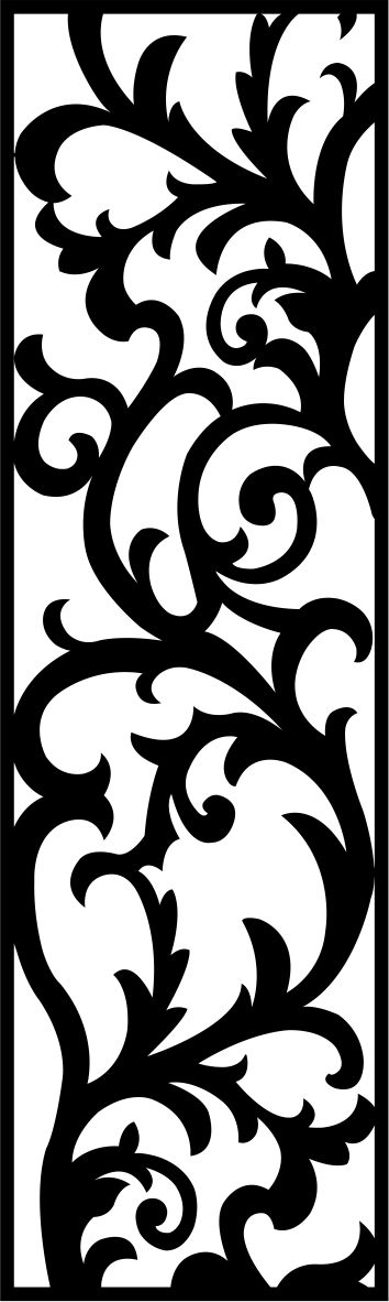 Laser Cut Jali Inspired Screen Pattern Design Free Vector File