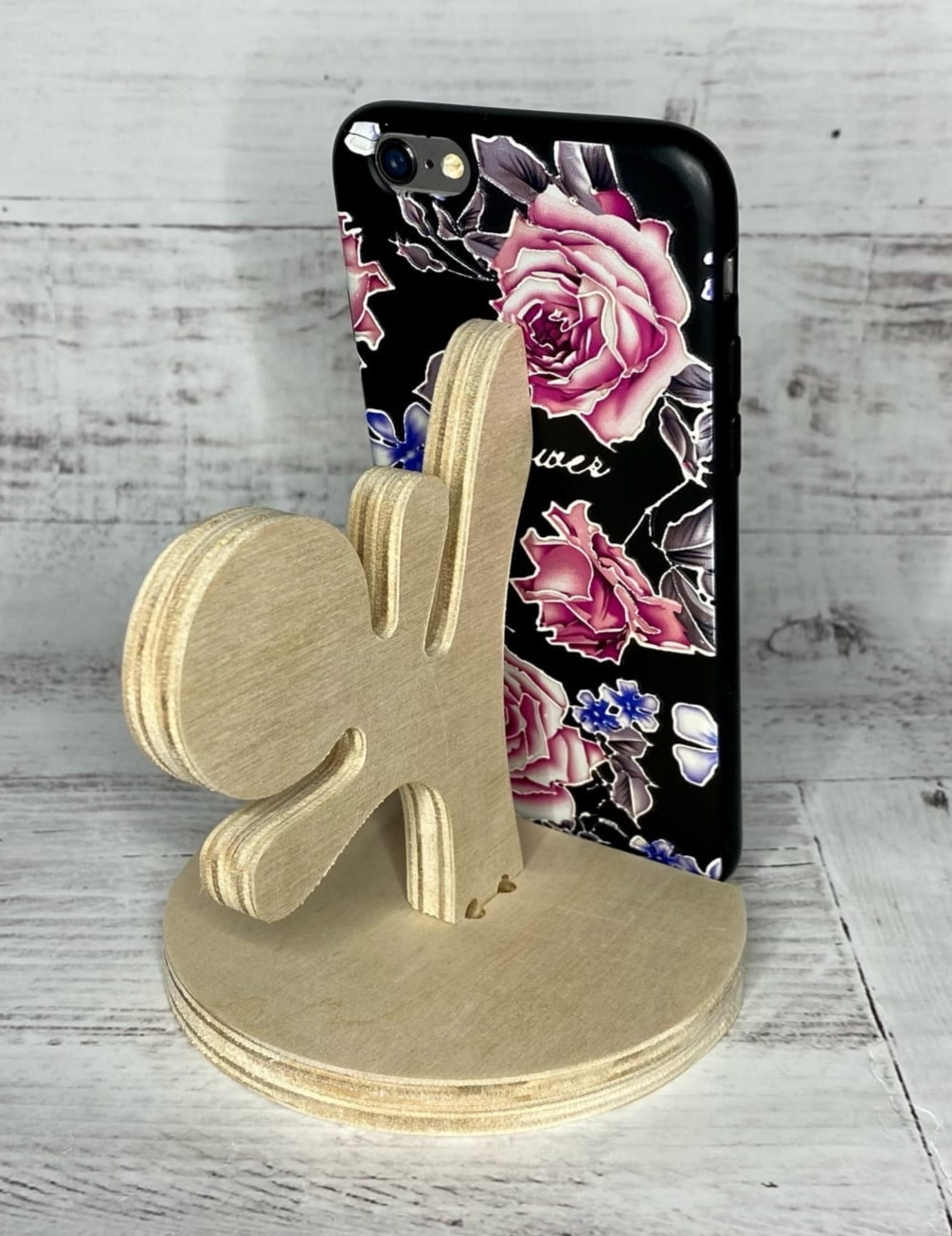 Laser Cut Karate Cell Phone Stand Free Vector File