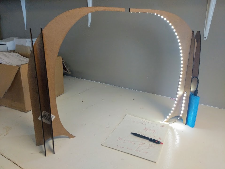 Laser Cut Led Desk Lamp 3mm Free Vector File