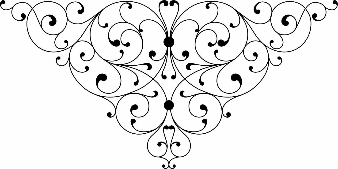 Laser Cut Living Room Divider Decoration Border Design Free DXF File
