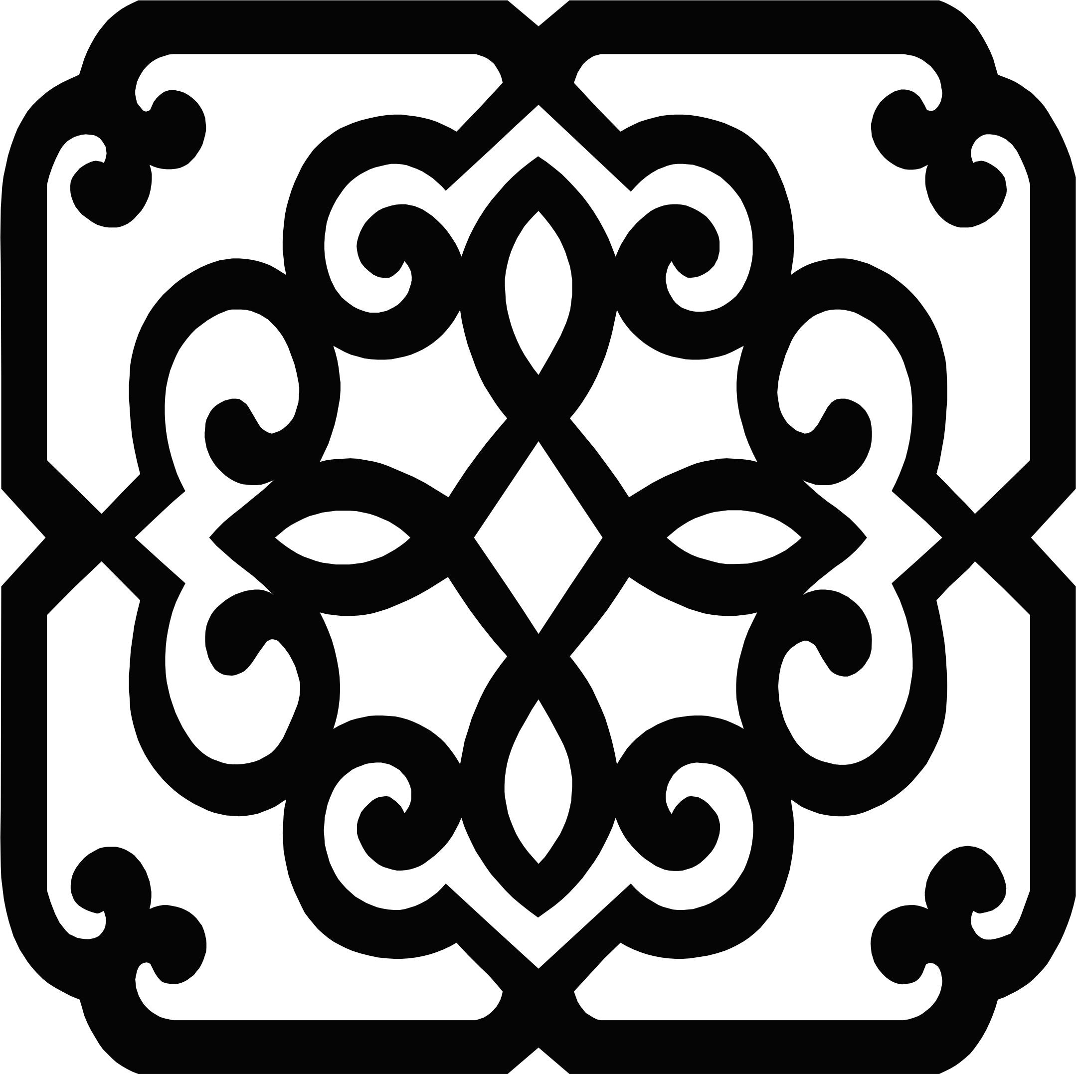 Laser Cut Living Room Floral Lattice Stencil Floral Seamless Pattern Free DXF File