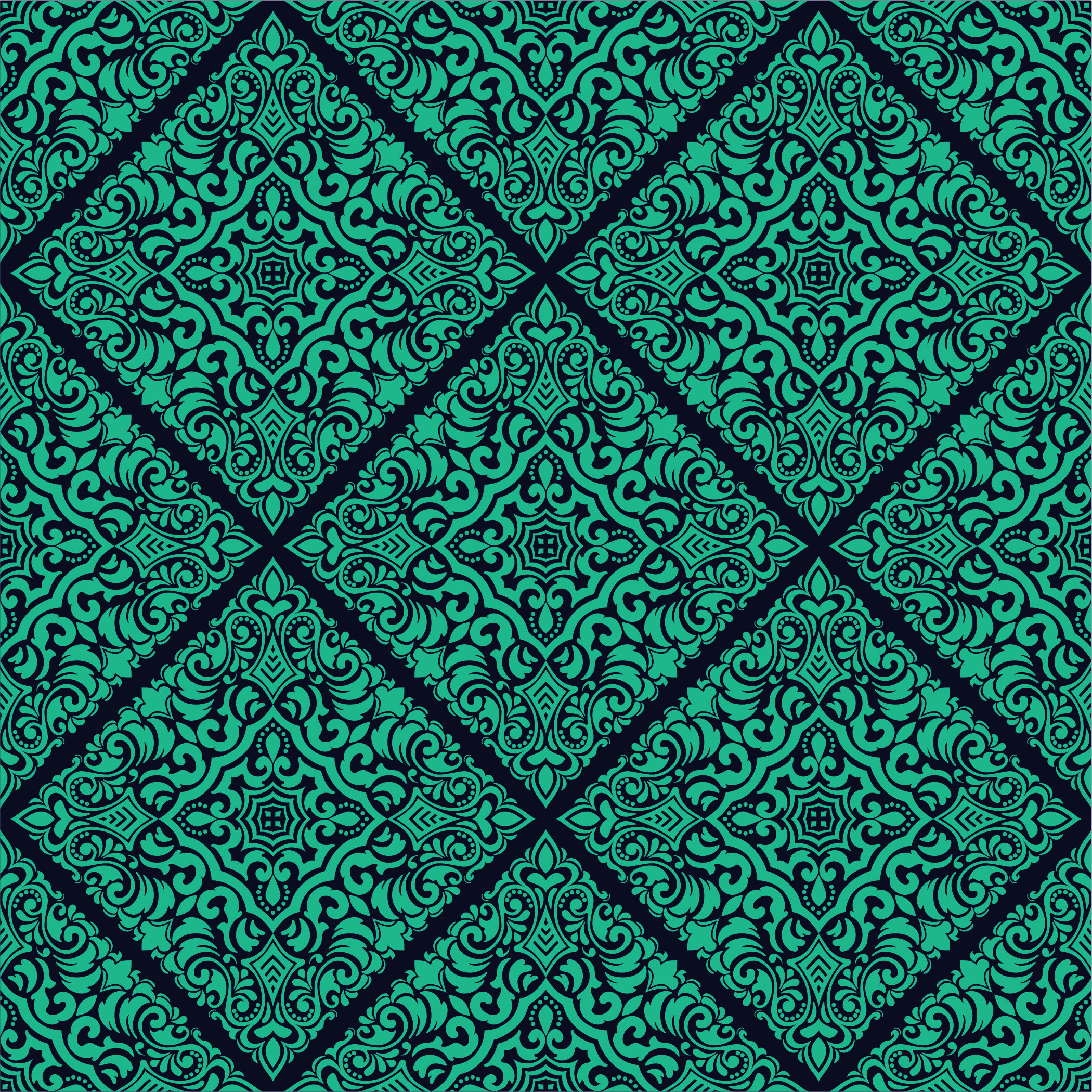 Laser Cut Living Room Floral Lattice Stencil Separator Seamless Panel Free DXF File
