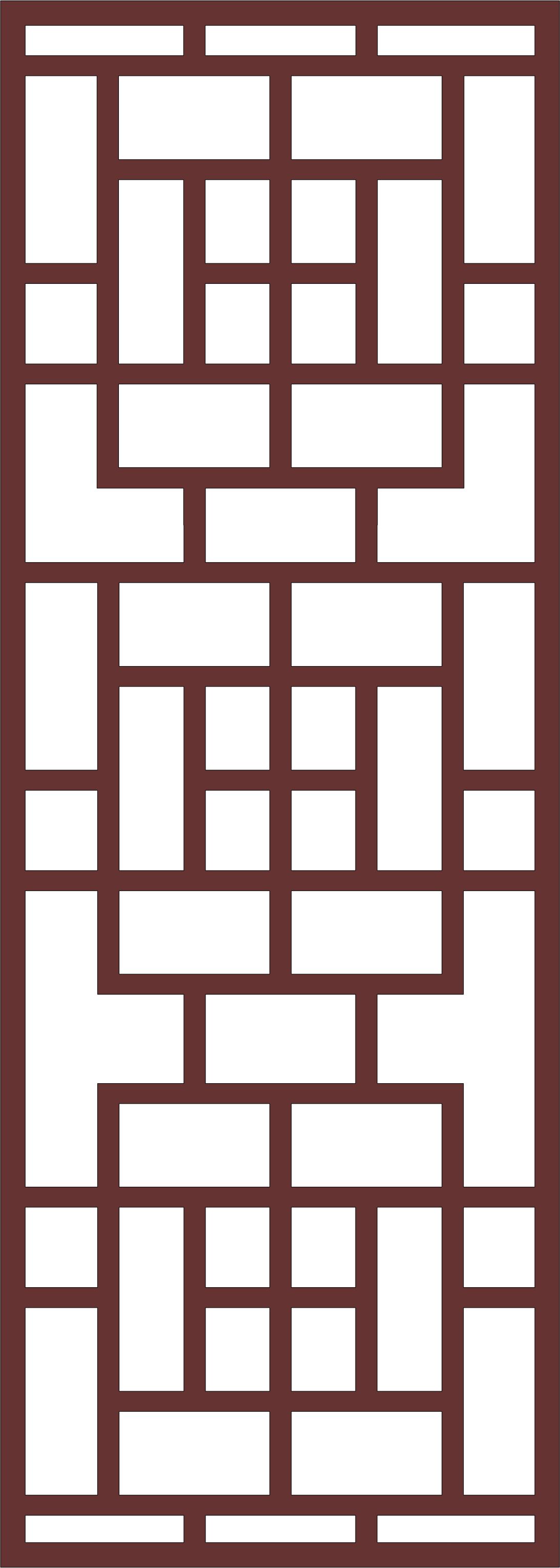 Laser Cut Living Room Lattice Floral Seamless Free DXF File