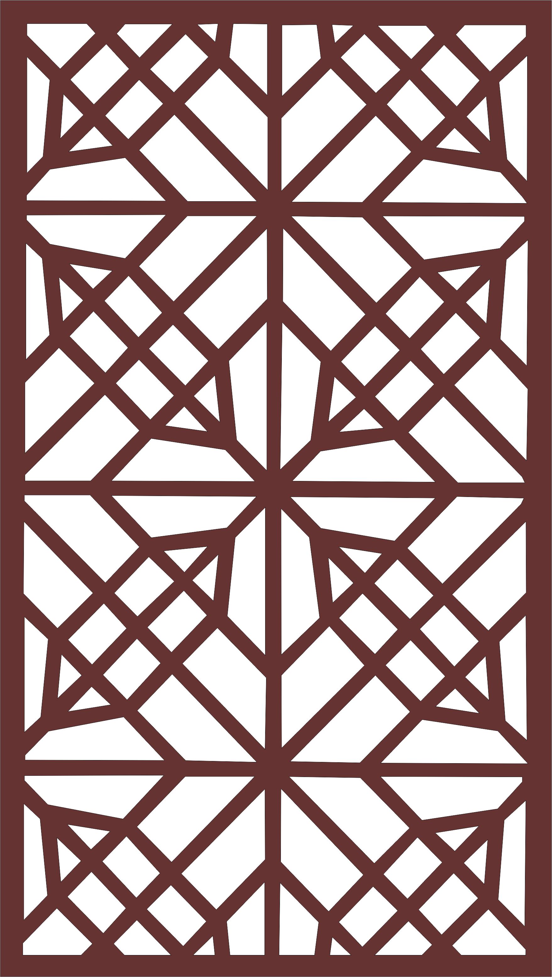 Laser Cut Living Room Seamless Separator Lattice Free DXF File