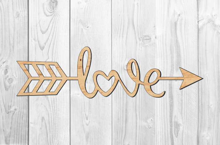 Laser Cut Love Topper Template Free Vector File