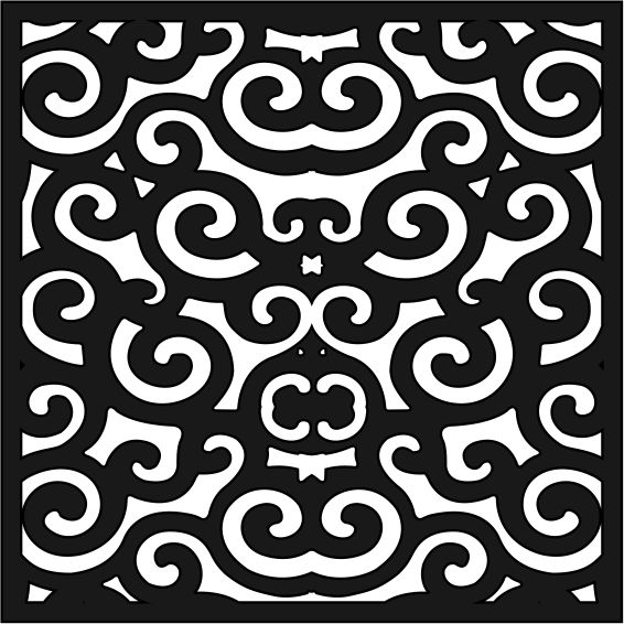 Laser Cut Mdf Jali Geometric Design Pattern Free Vector File