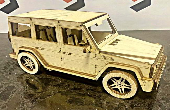 Laser Cut Mercedes Benz G Class 3d Puzzle Free Vector File