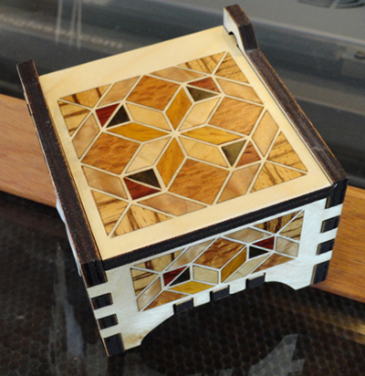 Laser Cut Mini Box Template Free Vector File