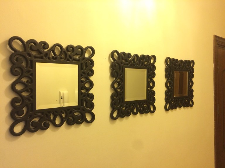 Laser Cut Mirror Frame Free DXF File