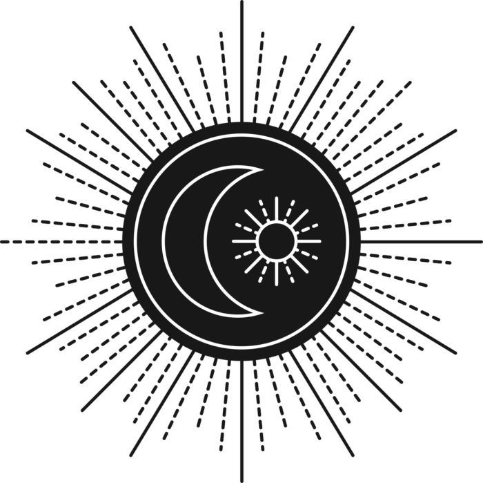 Laser Cut Moon Celestial Body Free Vector File