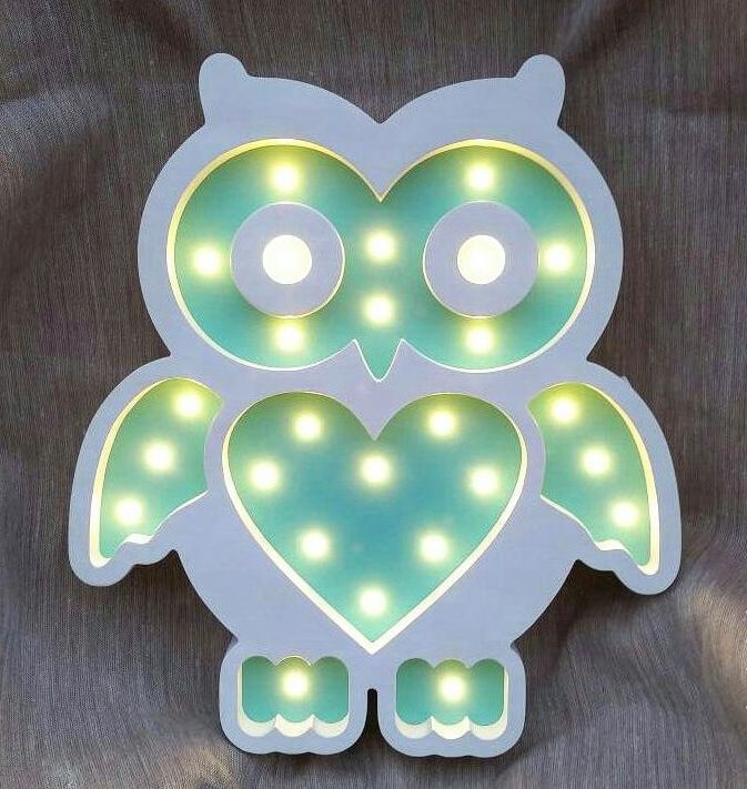 Laser Cut Owl Lamp Unique Kids Night Light Free Vector File