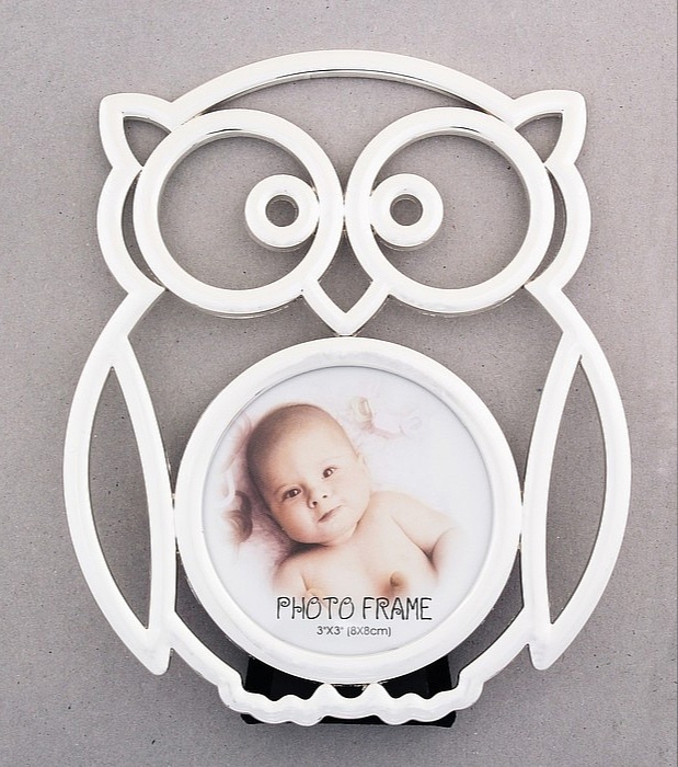 Laser Cut Owl Wooden Kids Photo Frame Free Vector File