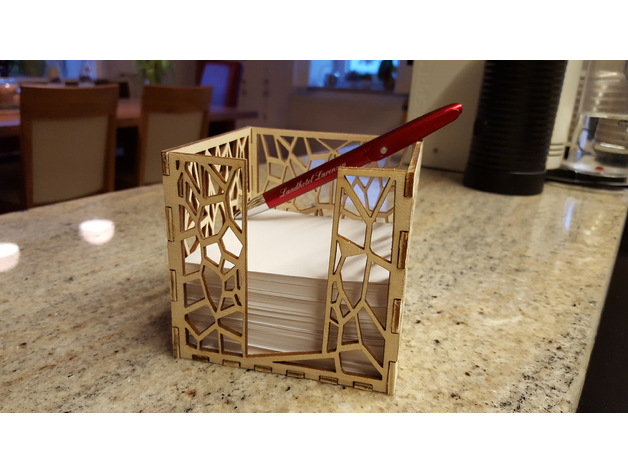 Laser Cut Paper Holder 95mm 20×30 Free Vector File