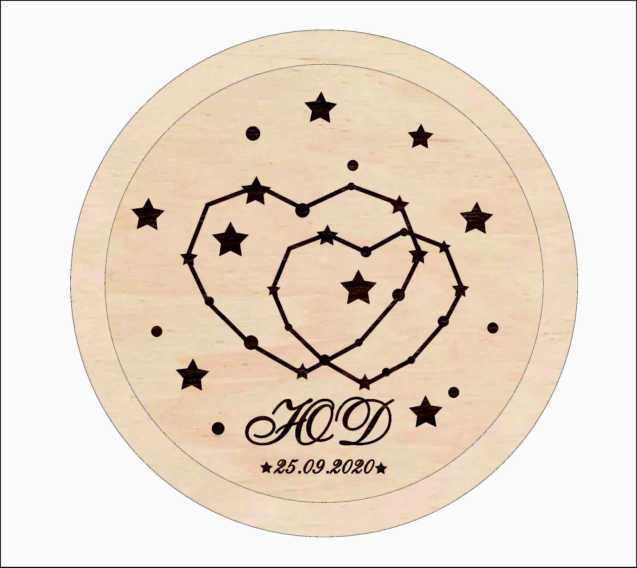 Laser Cut Personalized Wedding Ring Holder Wedding Ring Pillow Alternative Free Vector File