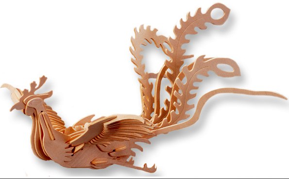 Laser Cut Phoenix Free DXF File