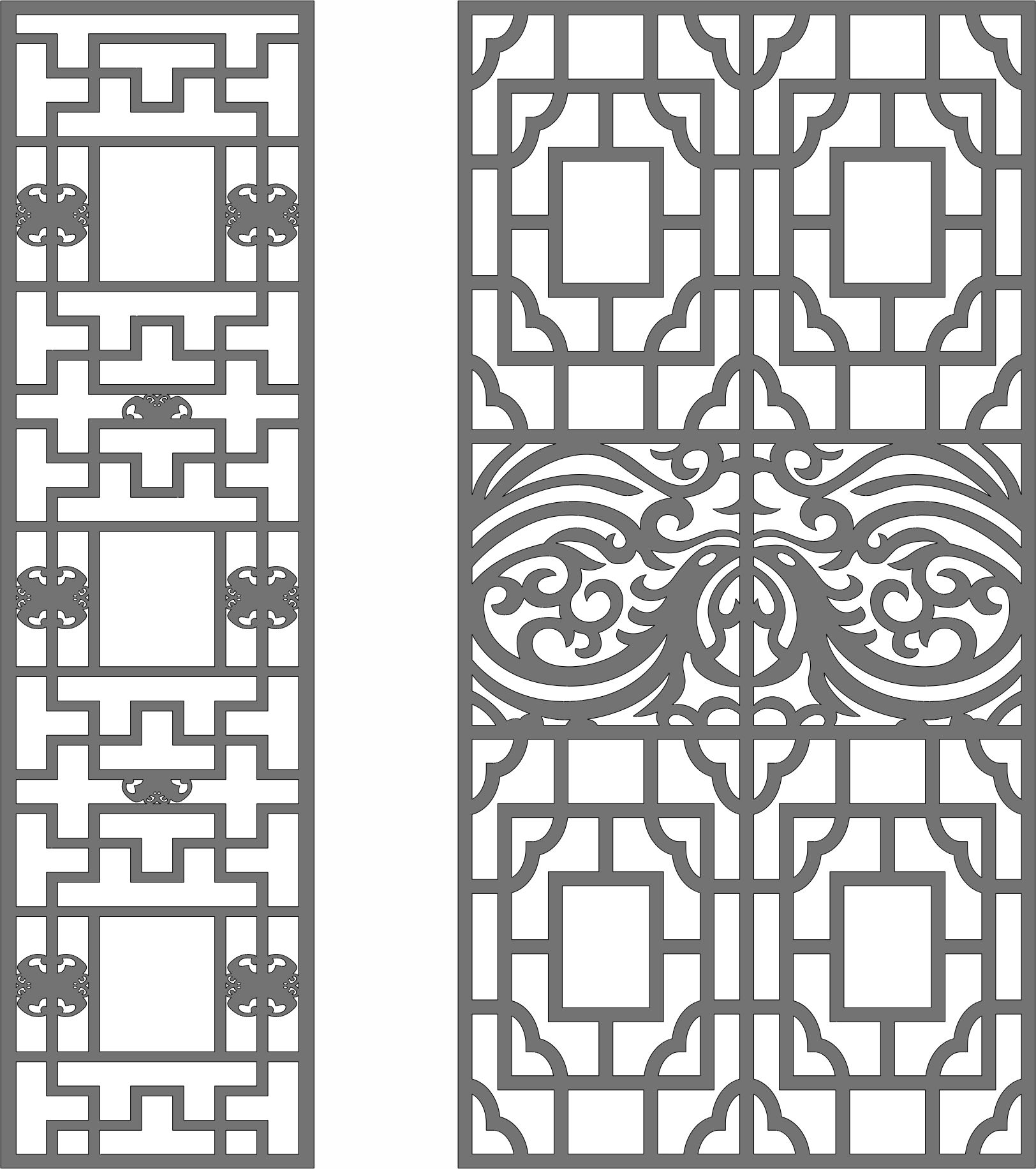 Laser Cut Phoenix Model Fire Bulkhead Lattice Free DXF File