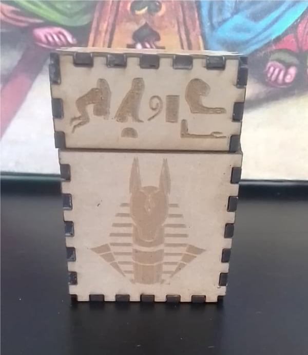 Laser Cut Plywood Cigarette Case Box Layout Free Vector File