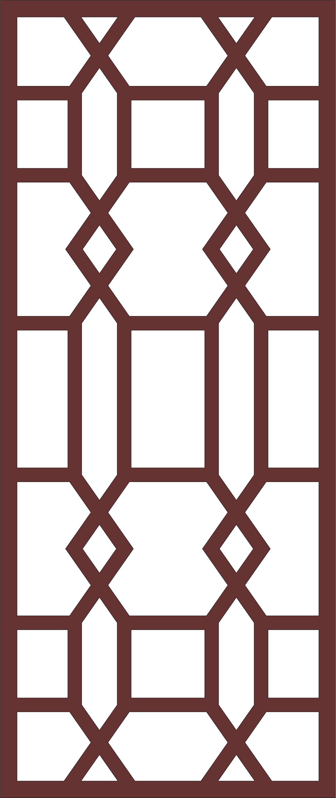 Laser Cut Privacy Partition Window Jali Round Panel Free DXF File