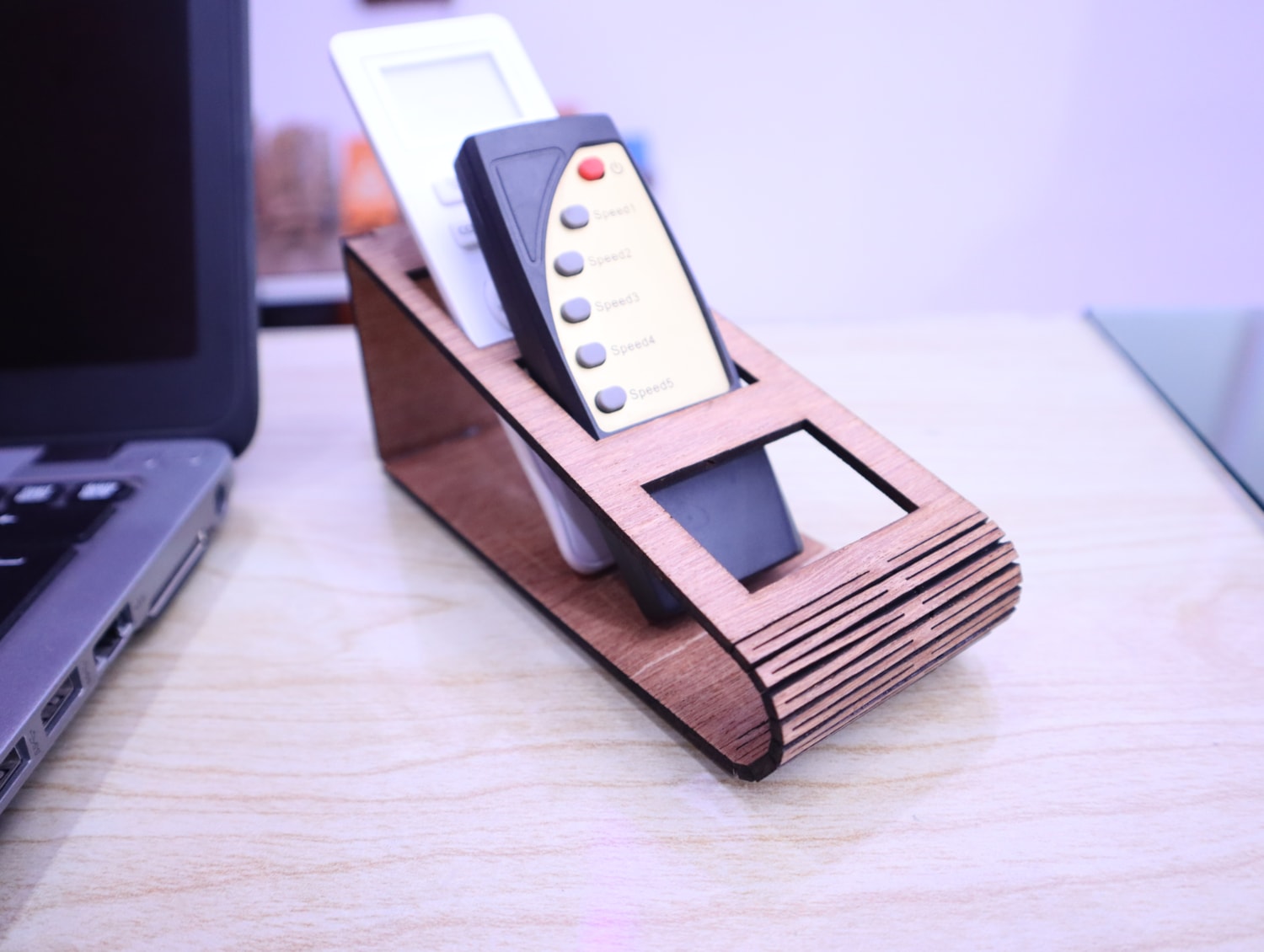 Laser Cut Remote Control Stand Remote Holder 3mm Free Vector File