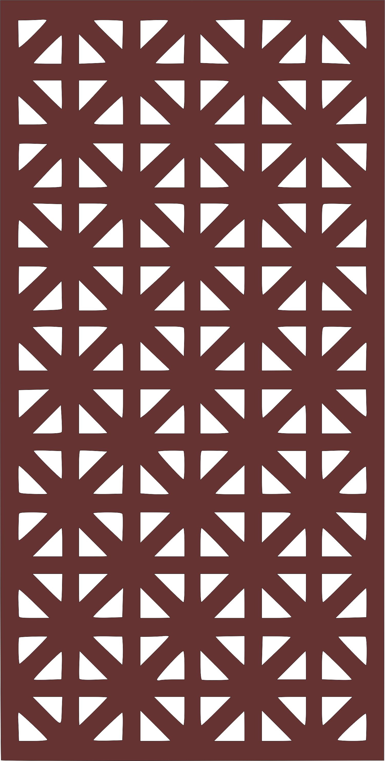 Laser Cut Room Divider Seamless Floral Lattice Panel Free DXF File