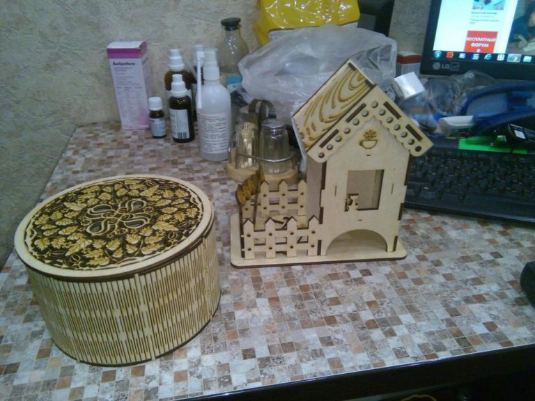Laser Cut Round Box With Lid Template Free Vector File