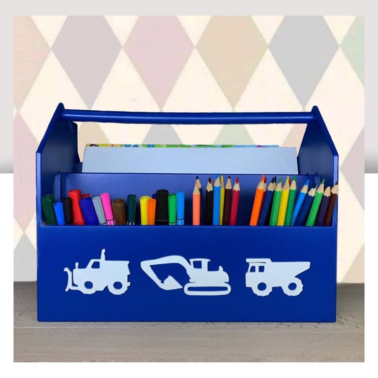 Laser Cut School Stationery Creative Gift Pen Pencil Holder Container Box Set For Children 6mm Free Vector File